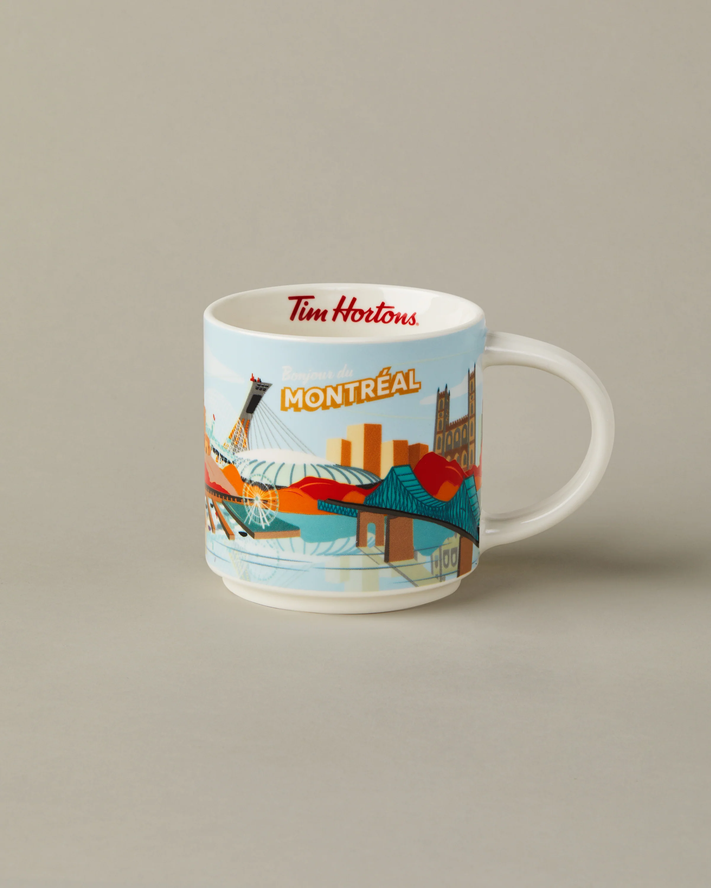 16oz Bonjour Ceramic Mug - Montreal