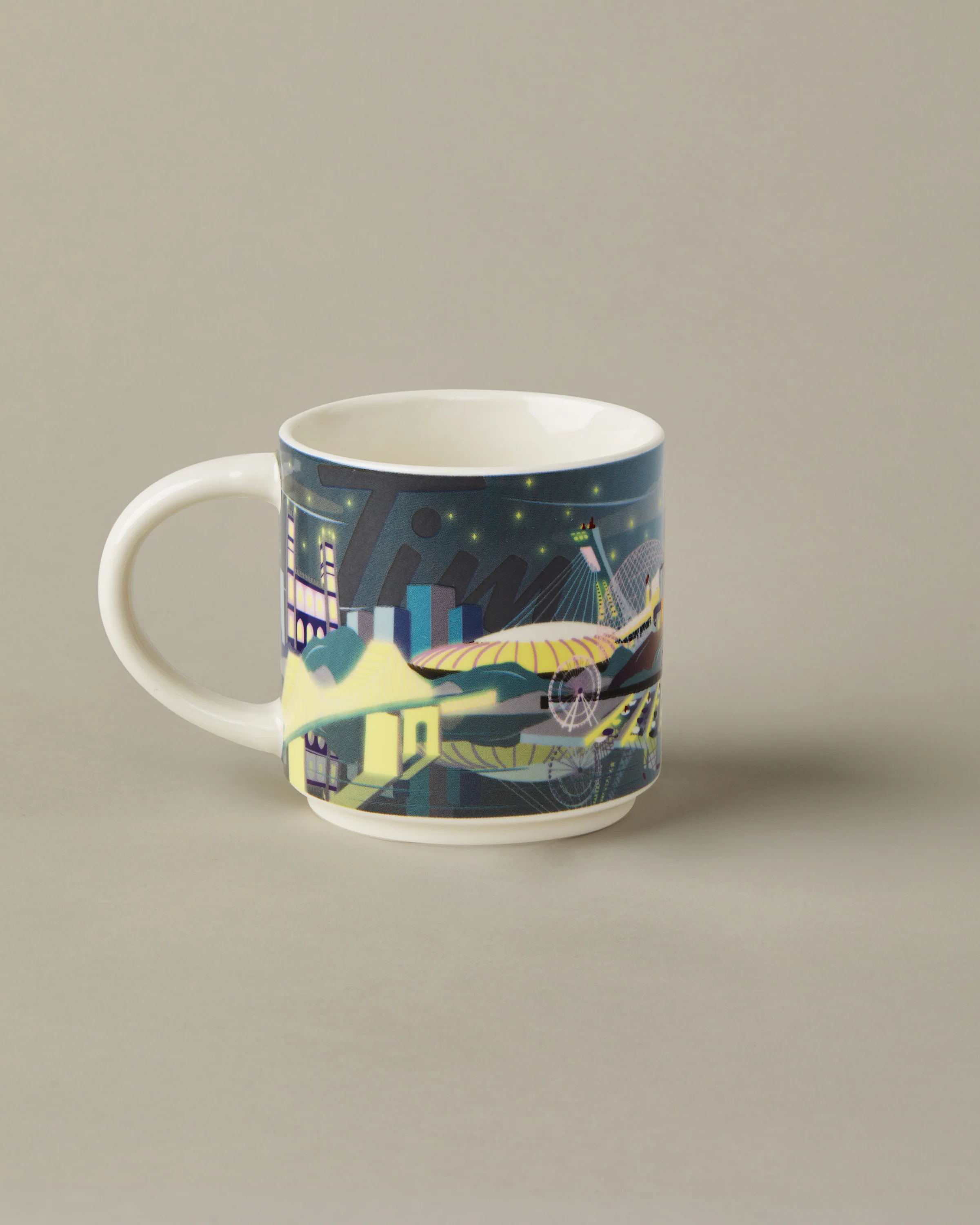 16oz Bonjour Ceramic Mug - Montreal - Image 2