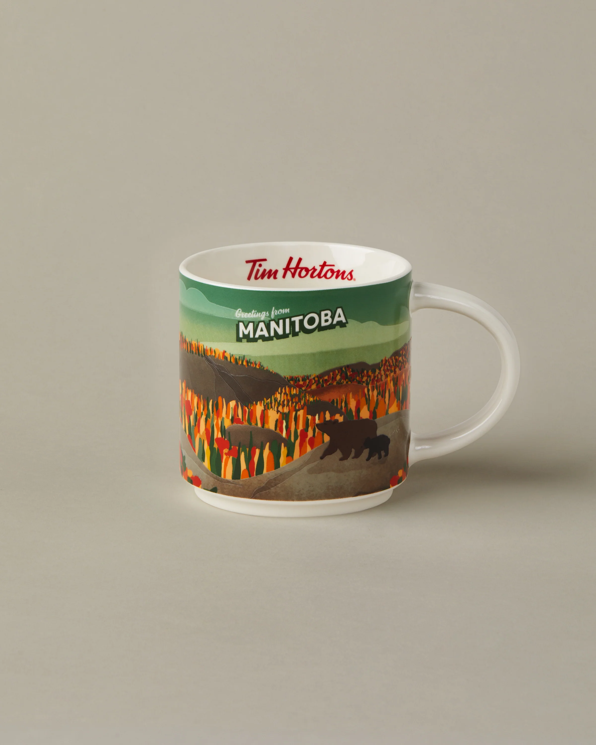 16oz Provincial Ceramic Mug - Manitoba
