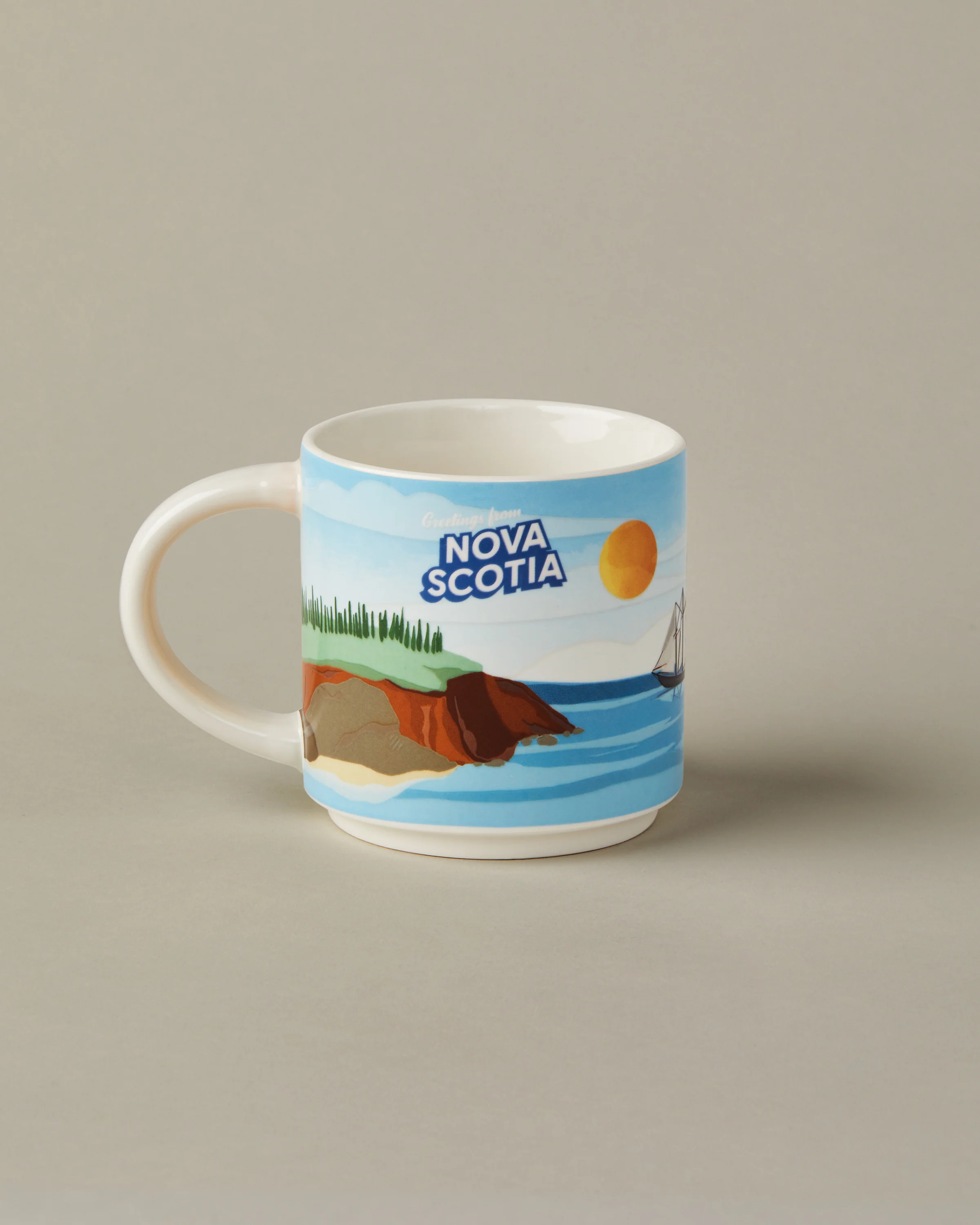 16oz Provincial Ceramic Mug - Nova Scotia - Image 2