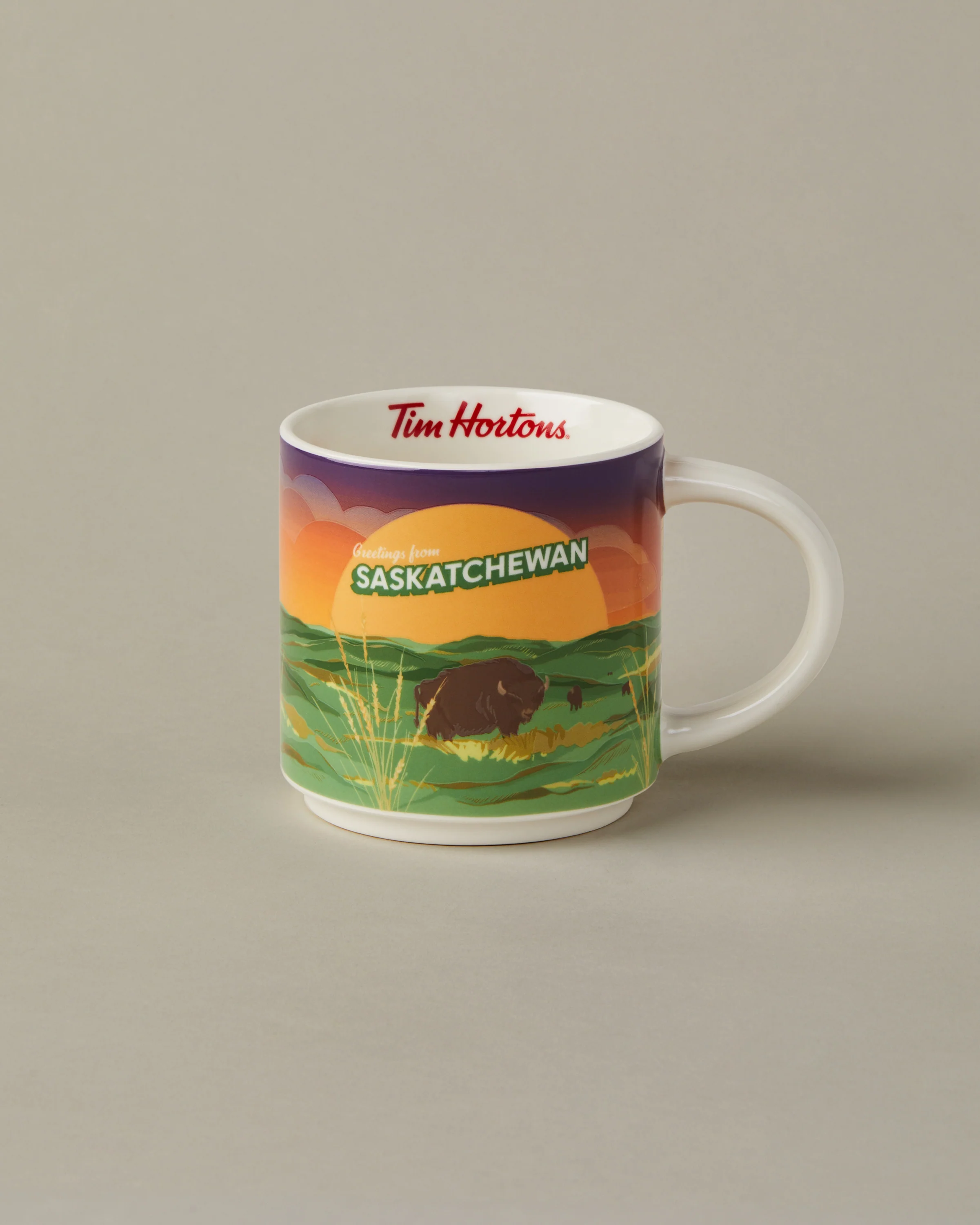 16oz Provincial Ceramic Mug - Saskatchewan