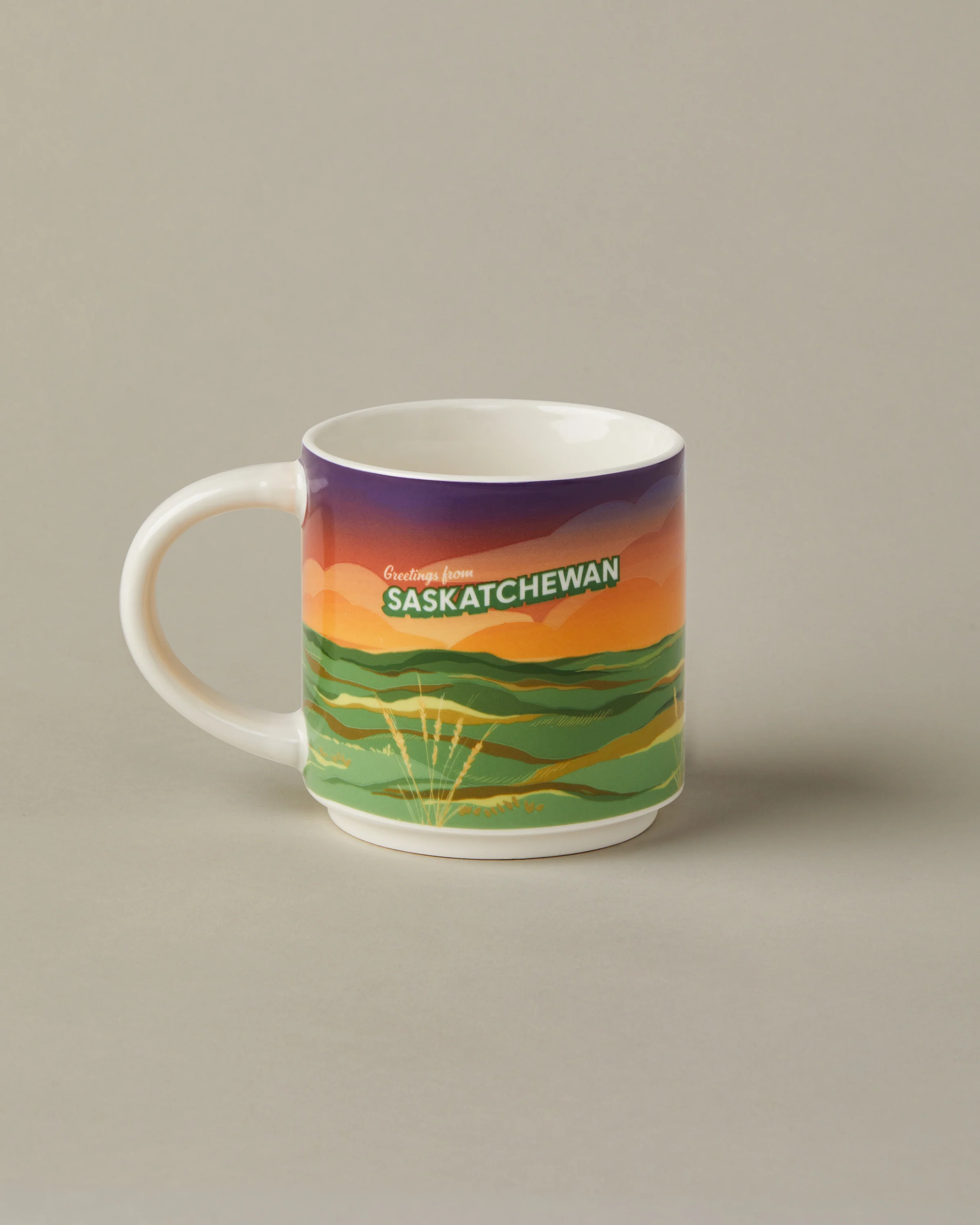 16oz Provincial Ceramic Mug - Saskatchewan - Image 2