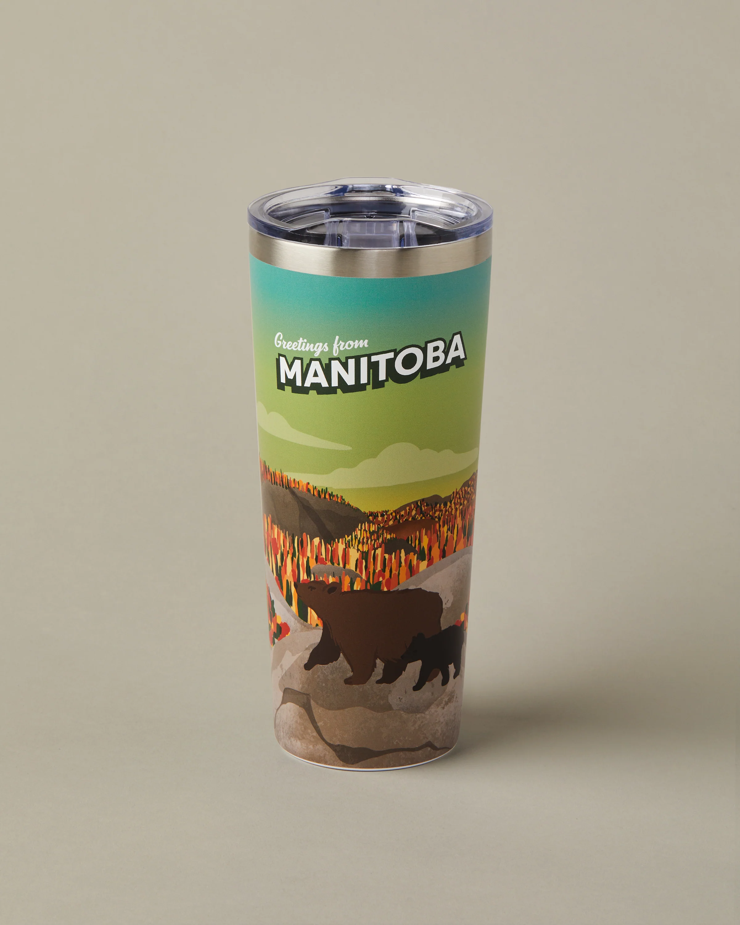 22oz Stainless Steel Travel Mug - Manitoba