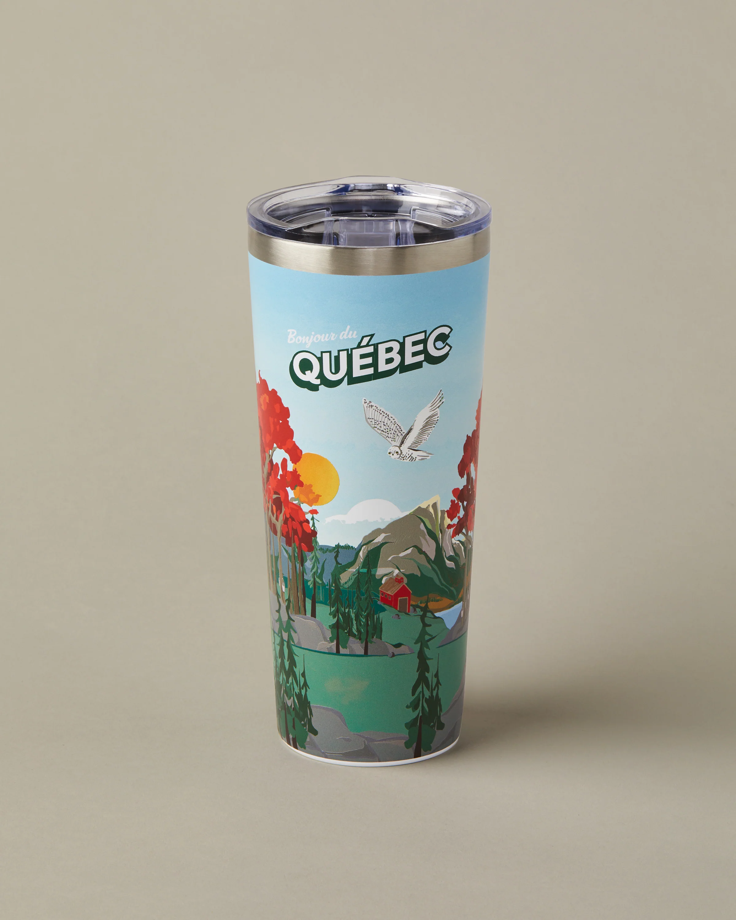 22oz Stainless Steel Travel Mug - Quebec