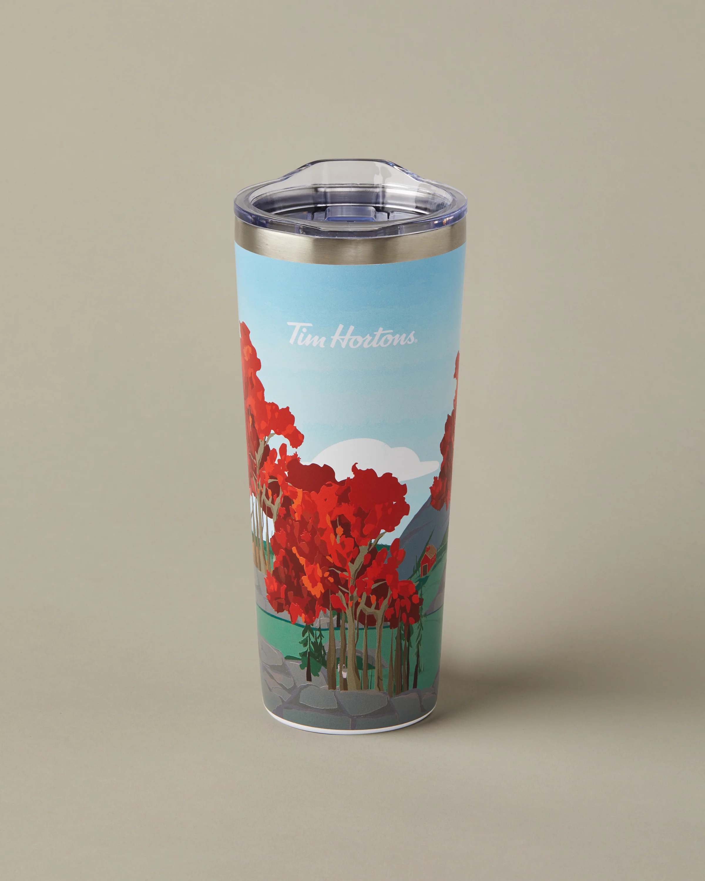 22oz Stainless Steel Travel Mug - Quebec - Image 2