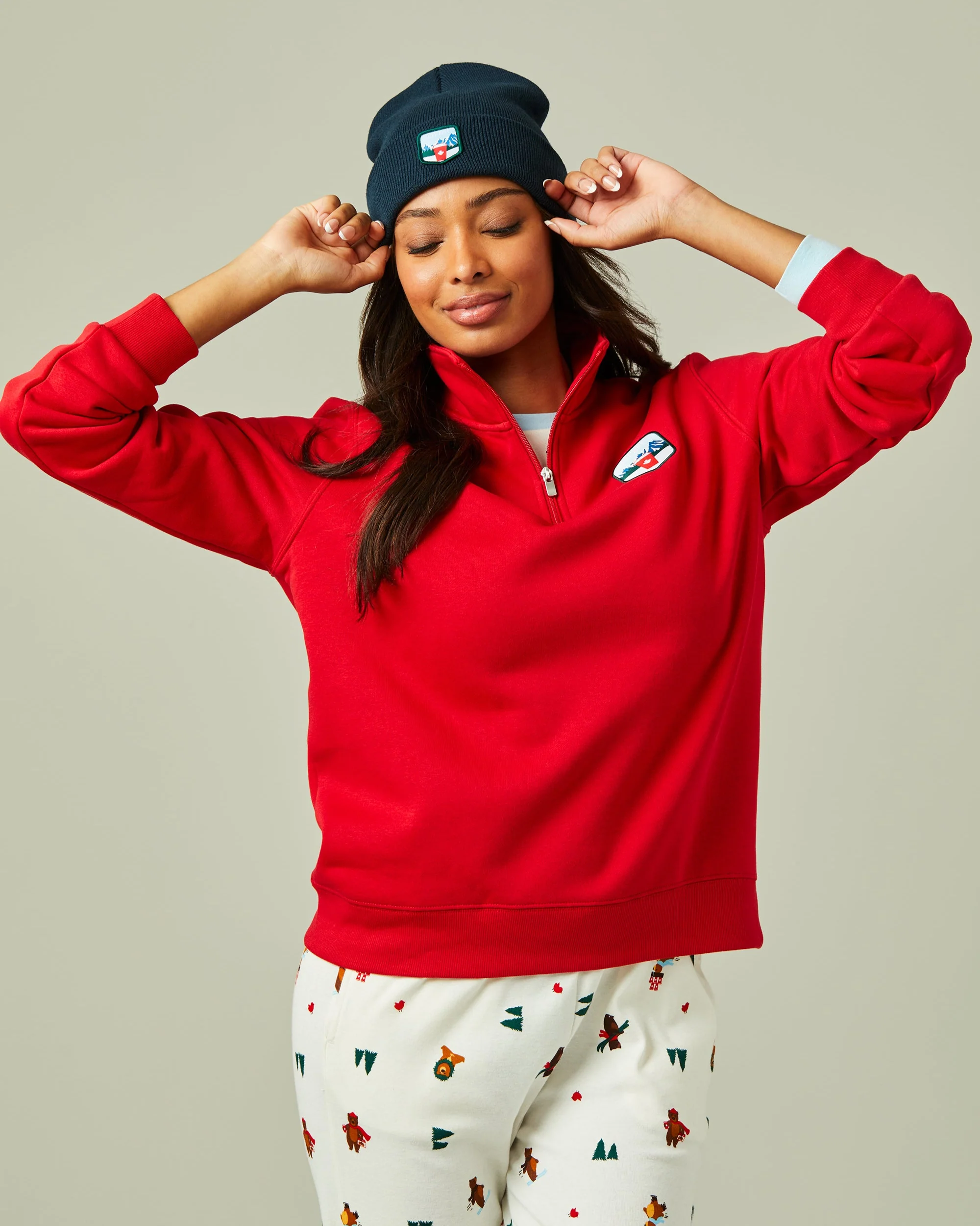 Après-Ski Toque - Navy - Image 3
