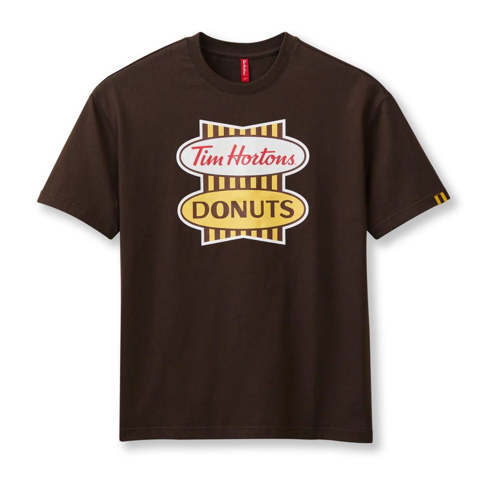 Retro Classic Logo Unisex T- Shirt - Espresso - Image 4