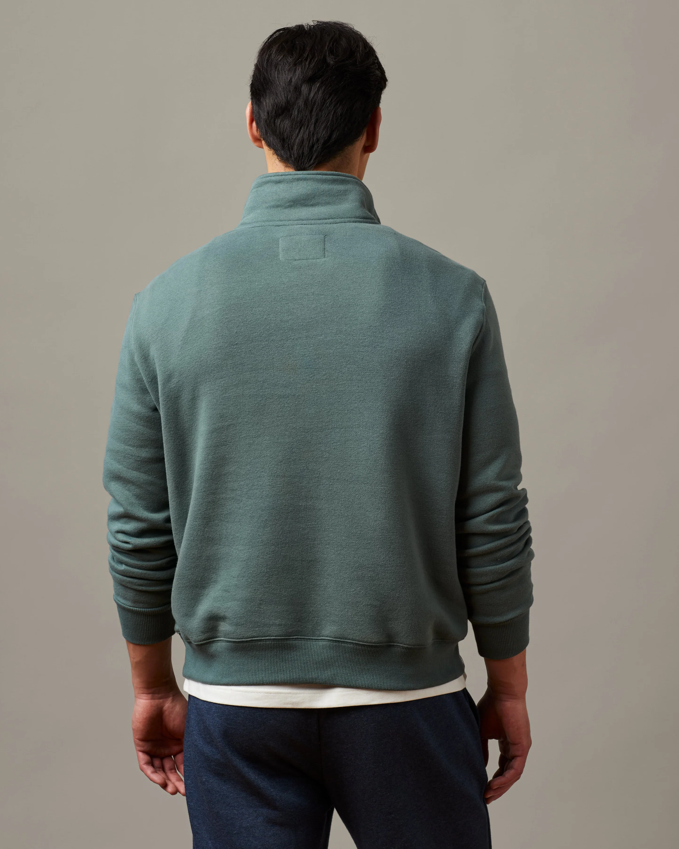 Dare to Explore Unisex Quarter Zip - Forest Green - Image 2