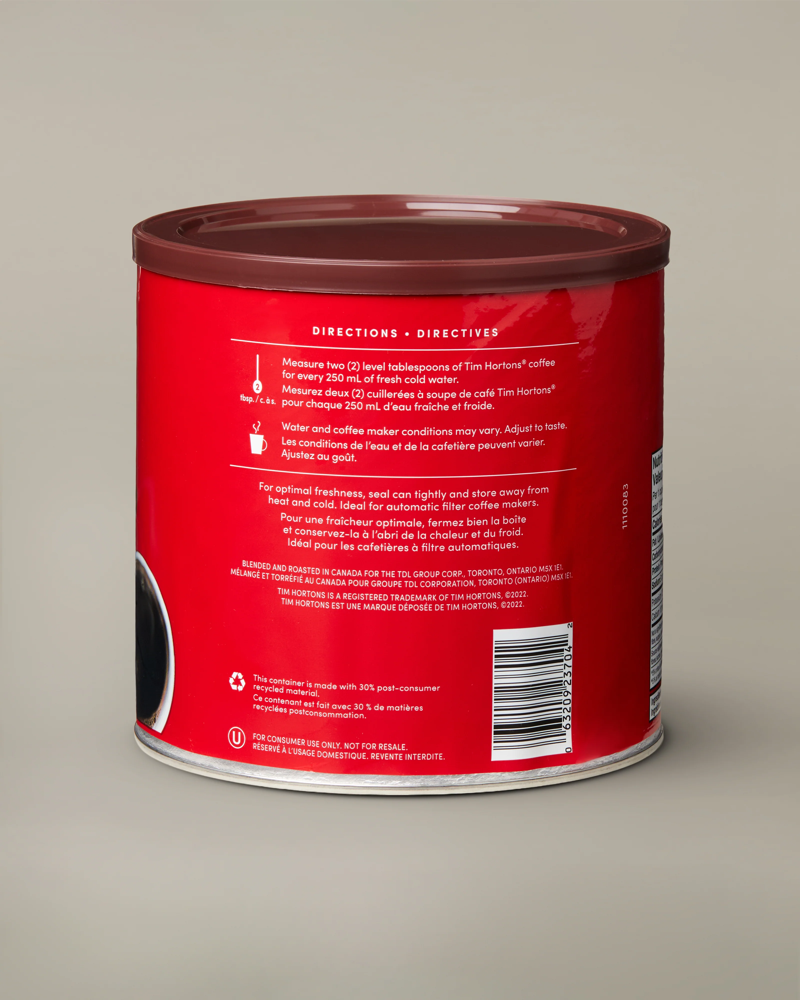 Dark Roast Fine Grind Coffee - 825g - Image 3