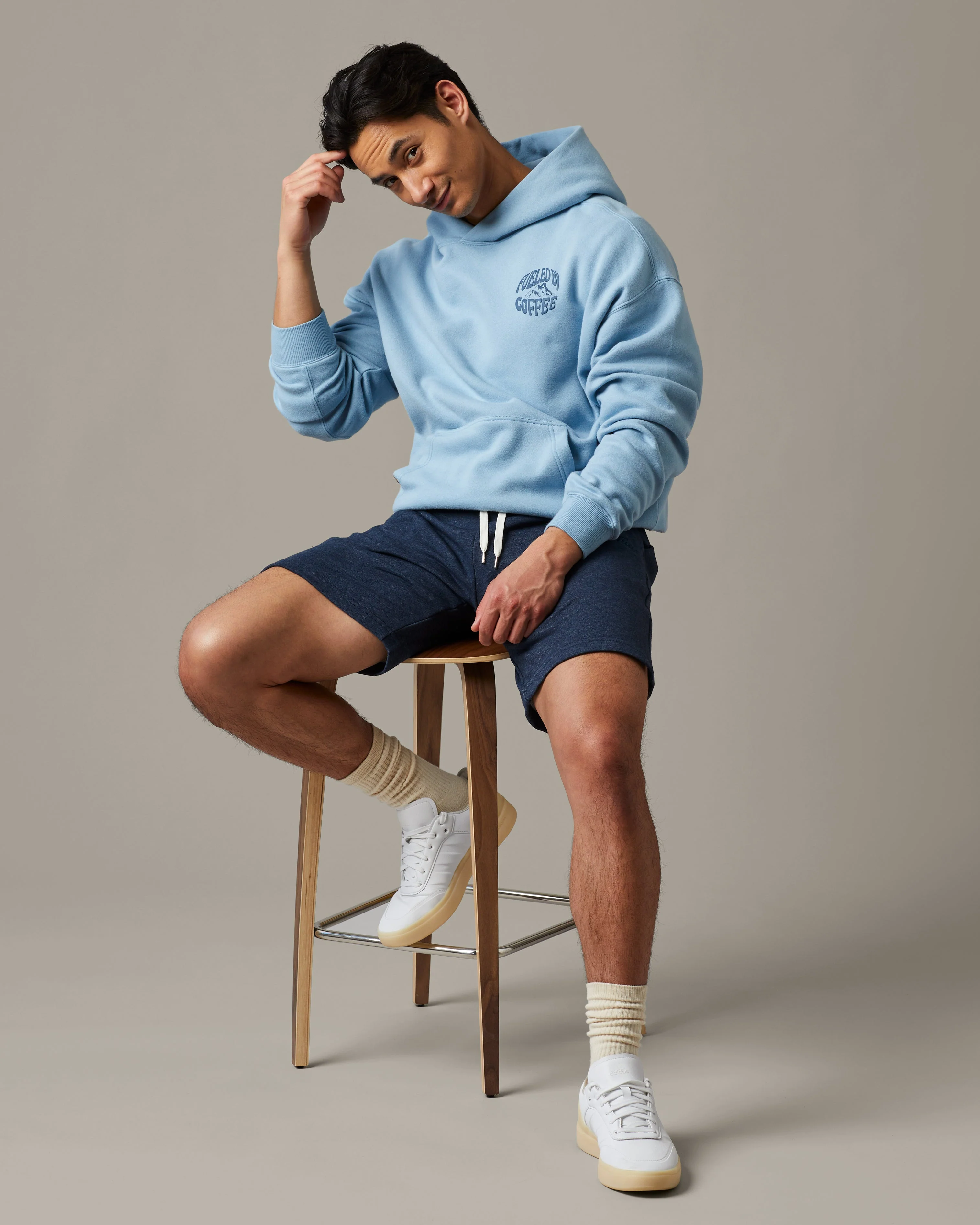 Fueled by Coffee Unisex Hoodie - Glacier Blue