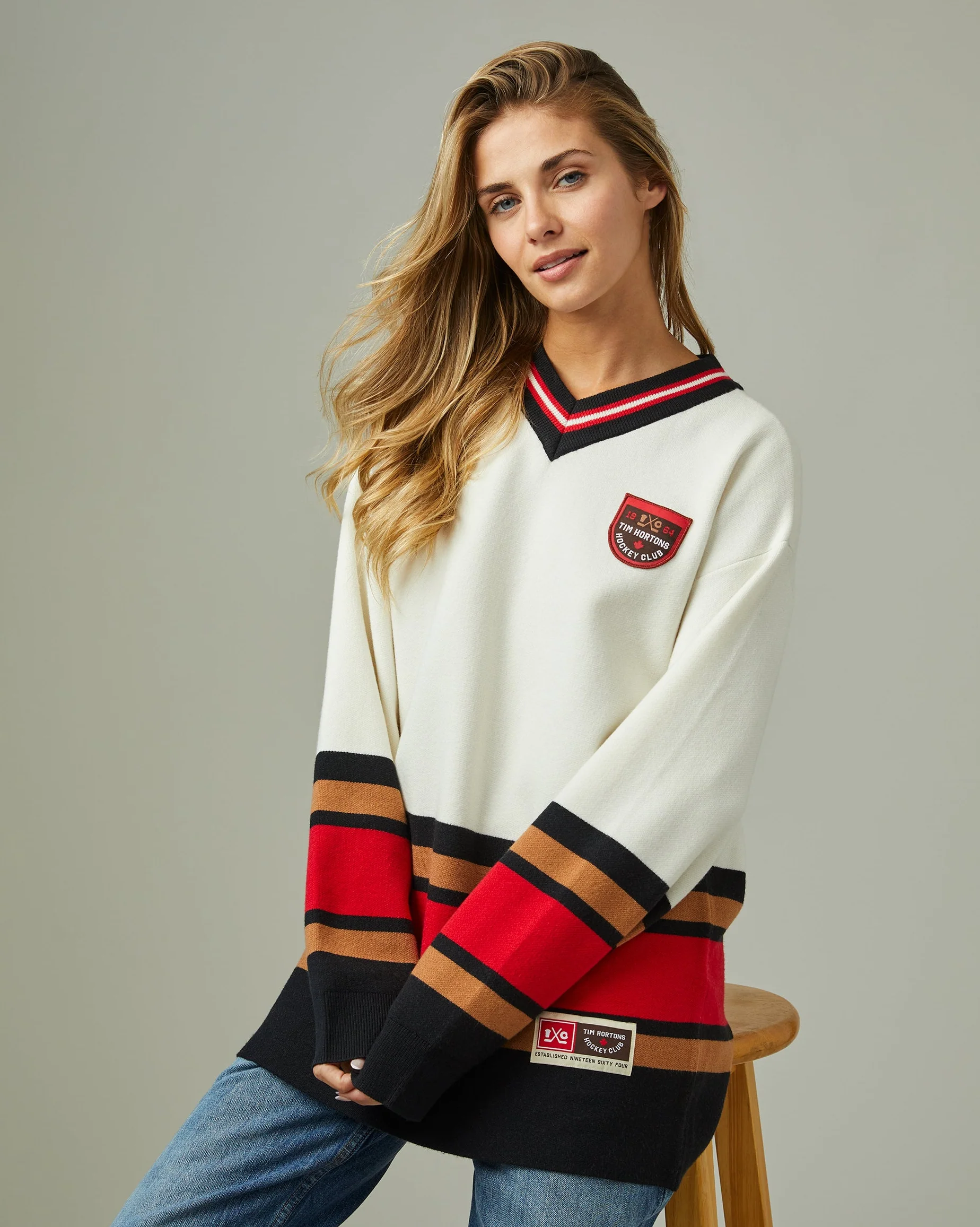 Hockey Unisex Knit Sweater