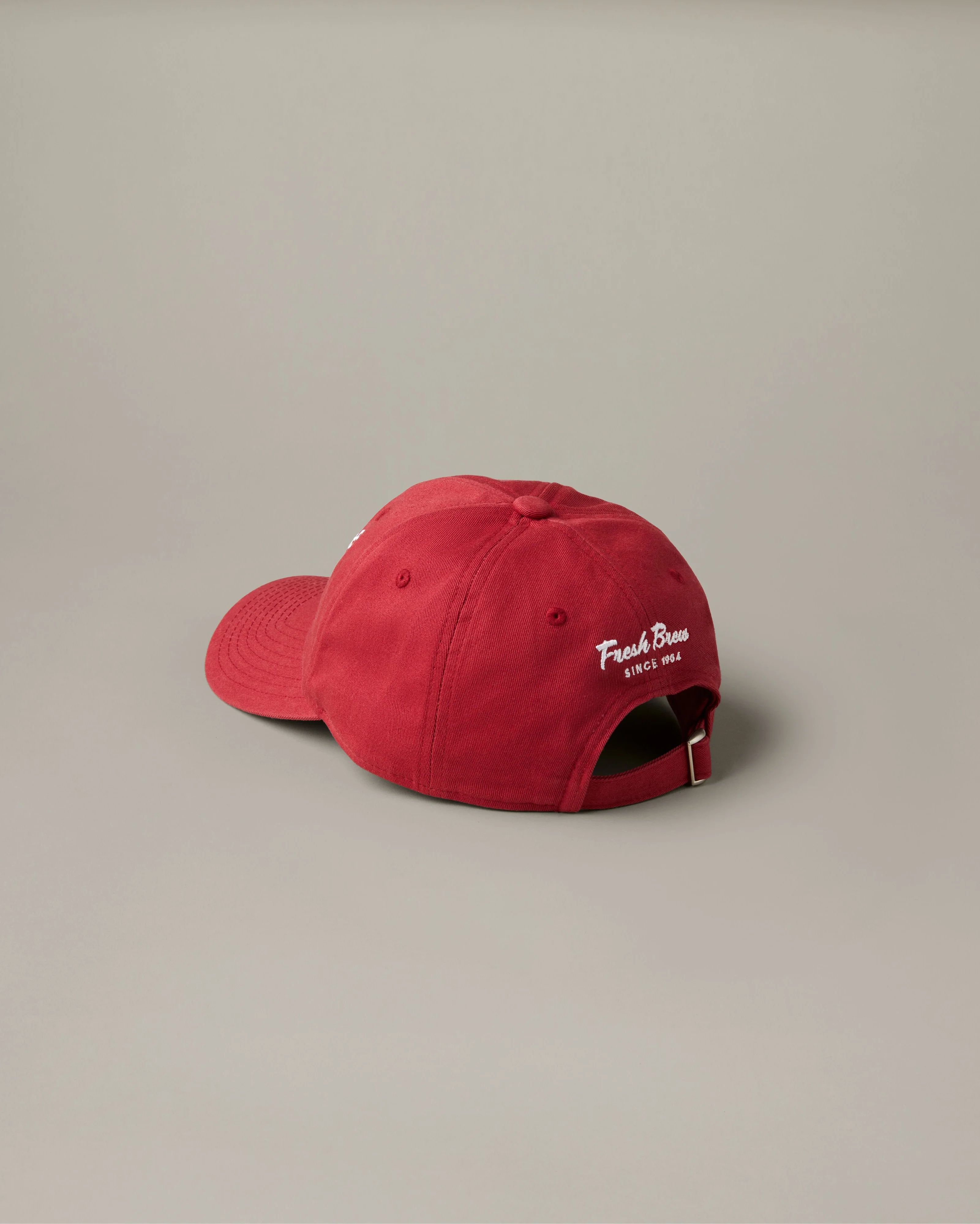 Retro Fresh Brew Dad Hat - Red Marl - Image 4