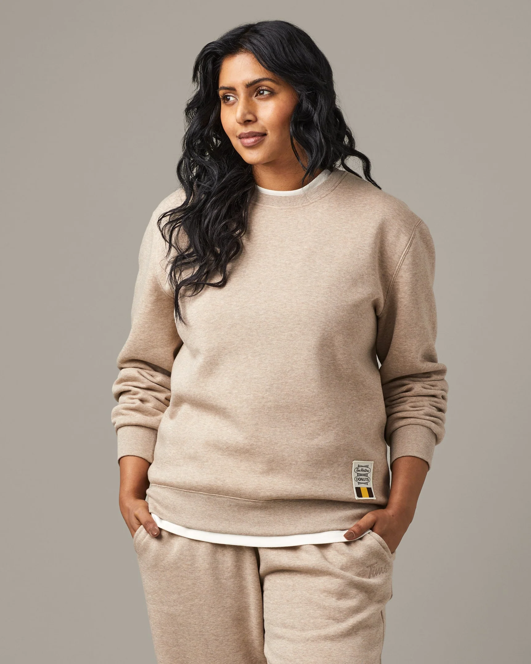 Retro Logo Unisex Crewneck - Iced Capp® Marl - Image 3