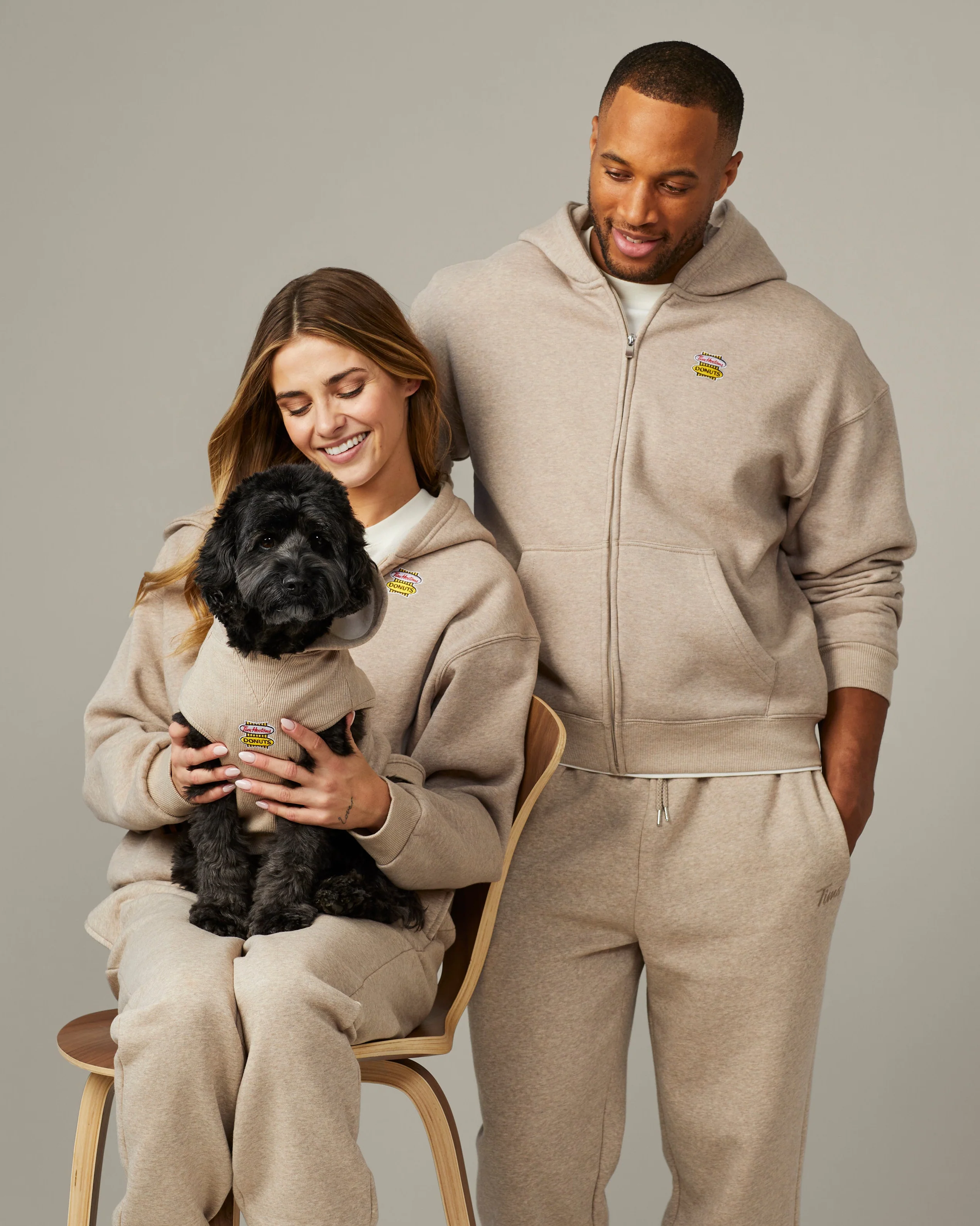 Retro Logo Unisex Full Zip Hoodie - Iced Capp® Marl - Image 6