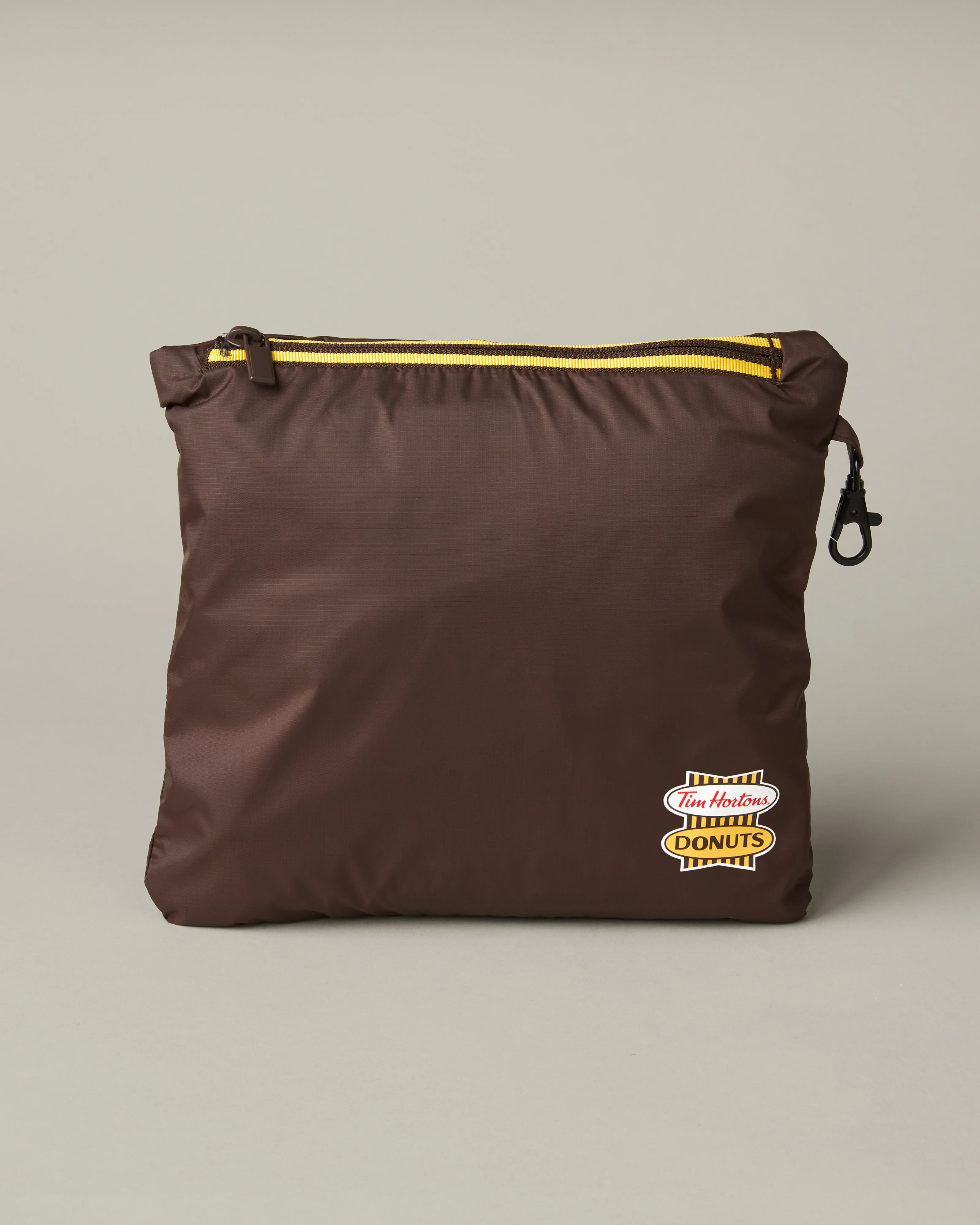 Retro Logo Unisex Packable Jacket - Espresso - Image 7