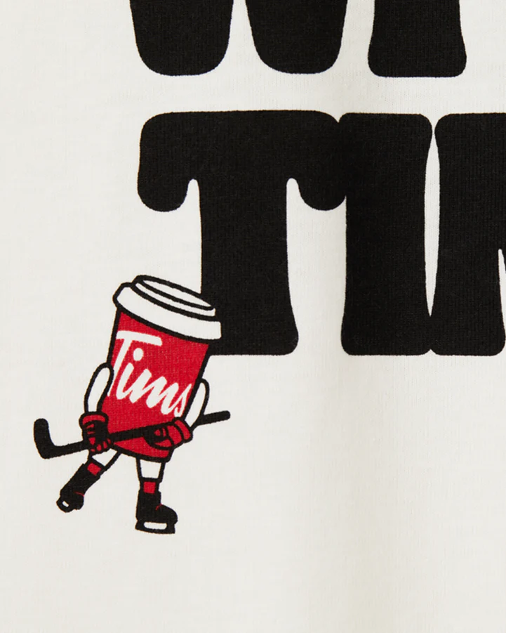 Stick with Tims Unisex T-Shirt - Vanilla - Image 4