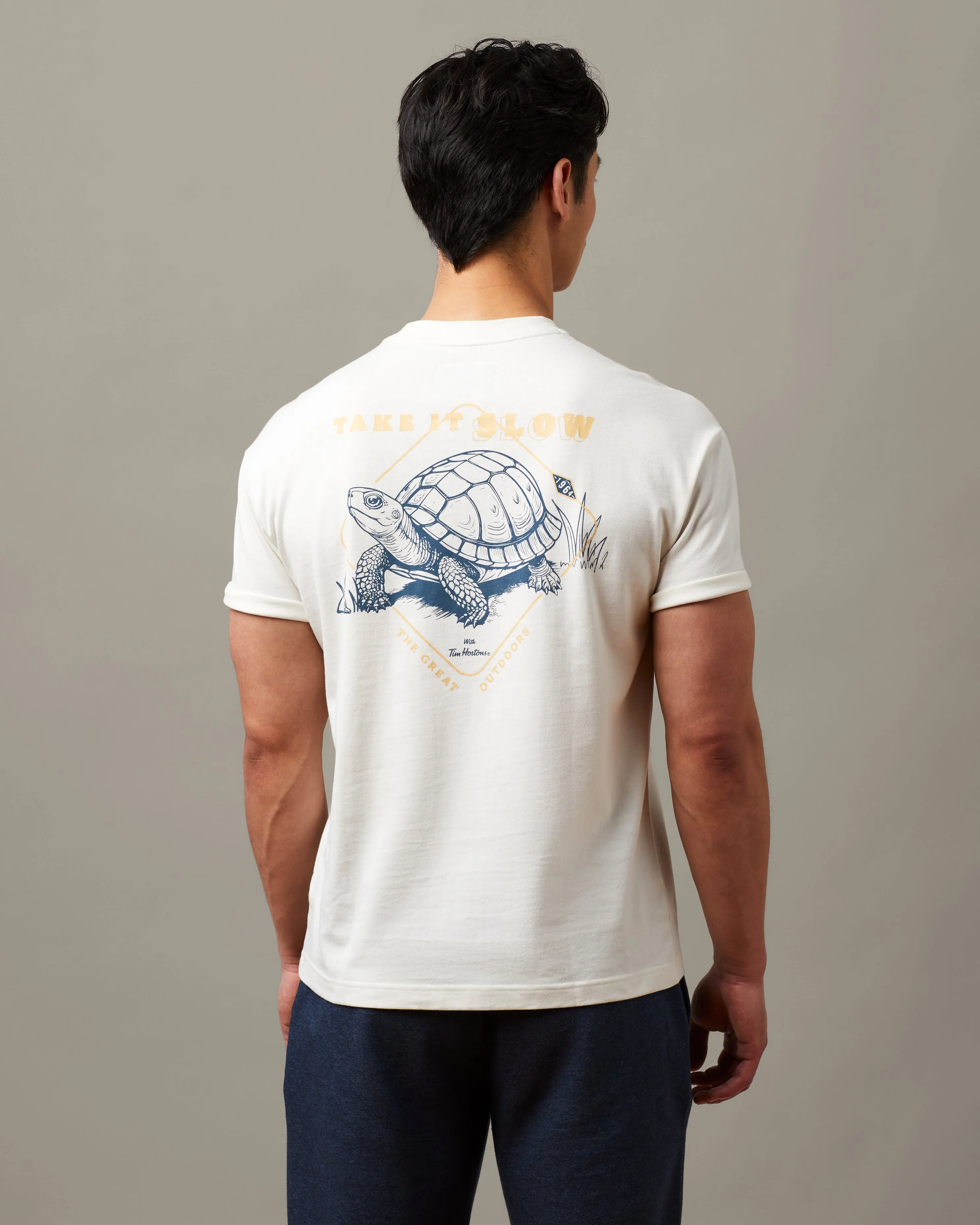 Take it Slow Unisex T-Shirt - Natural - Image 2