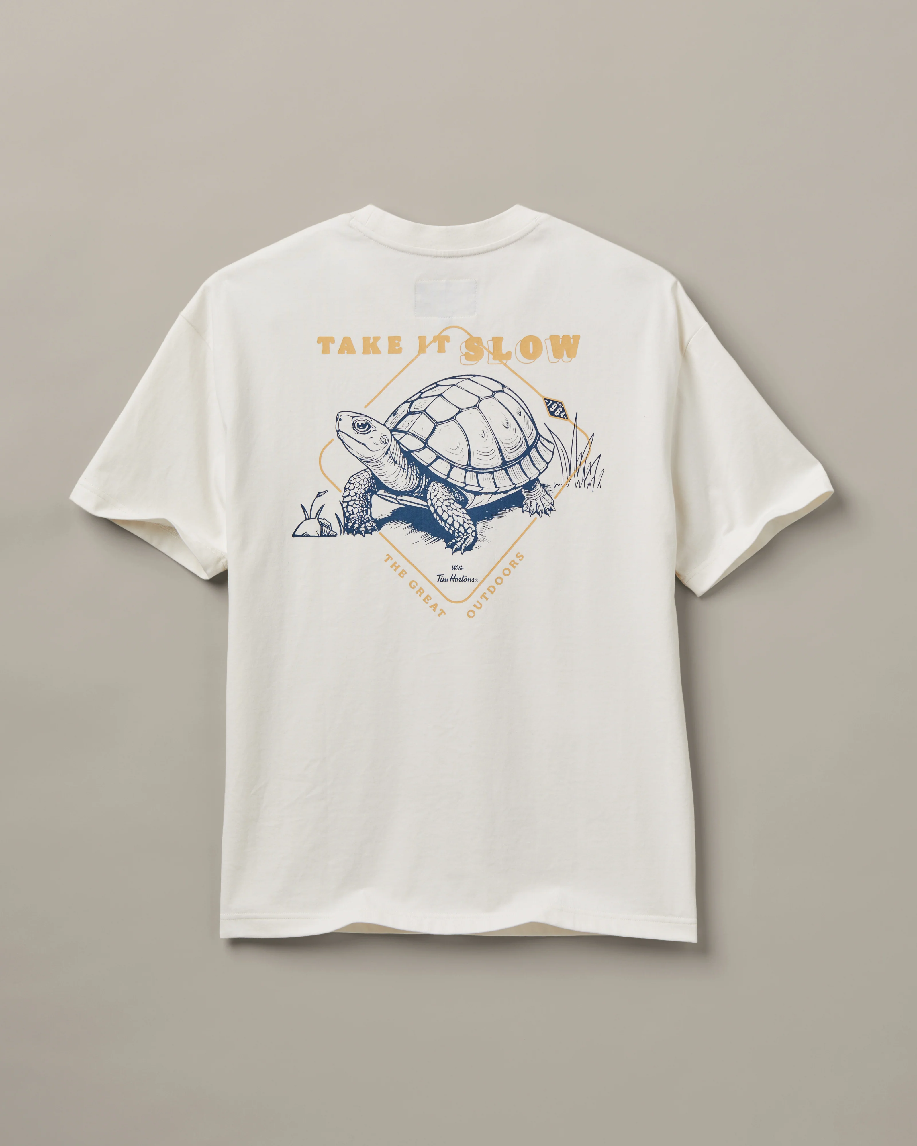 Take it Slow Unisex T-Shirt - Natural - Image 5
