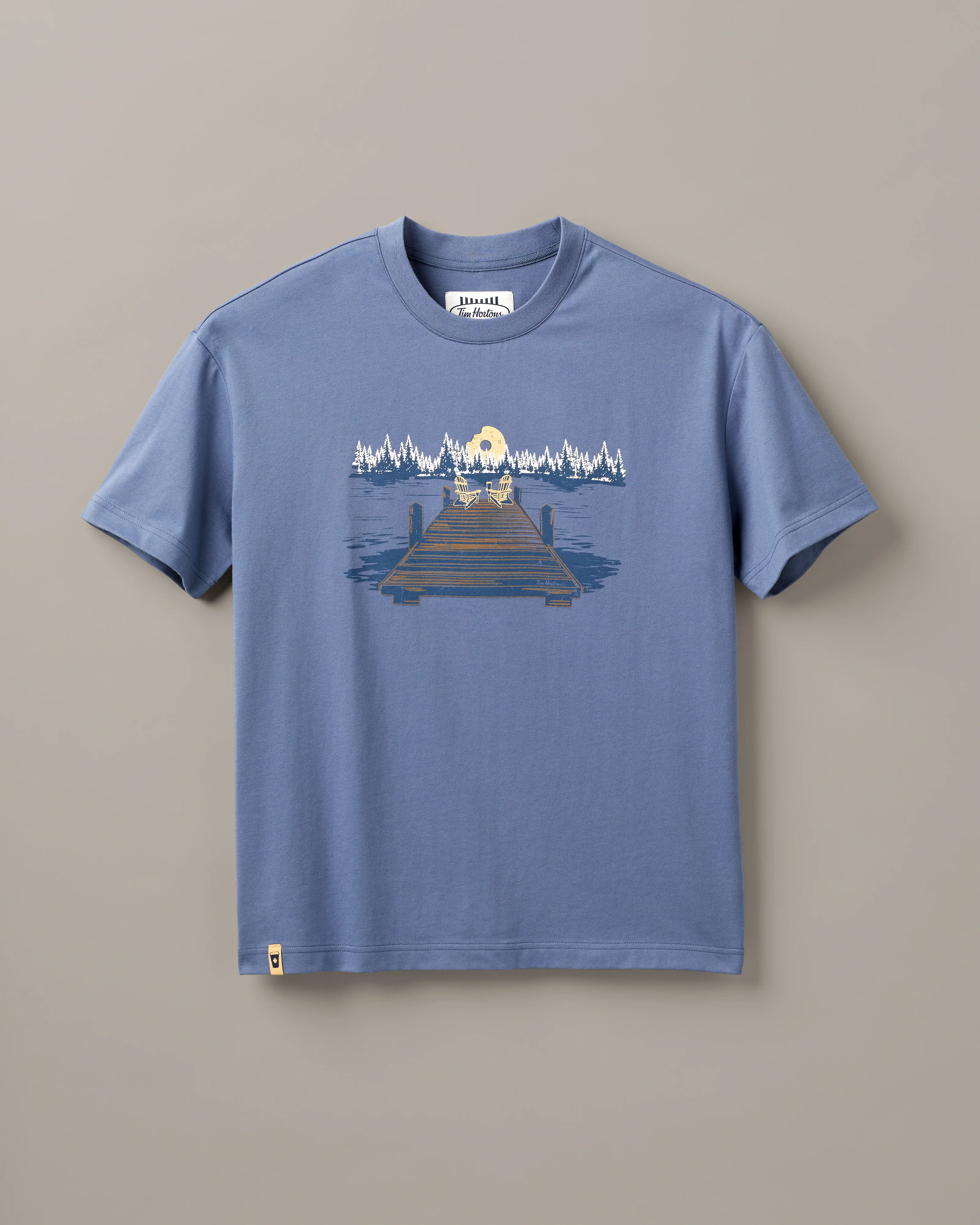 The Great Lakes Unisex T-Shirt - Steel Blue - Image 3