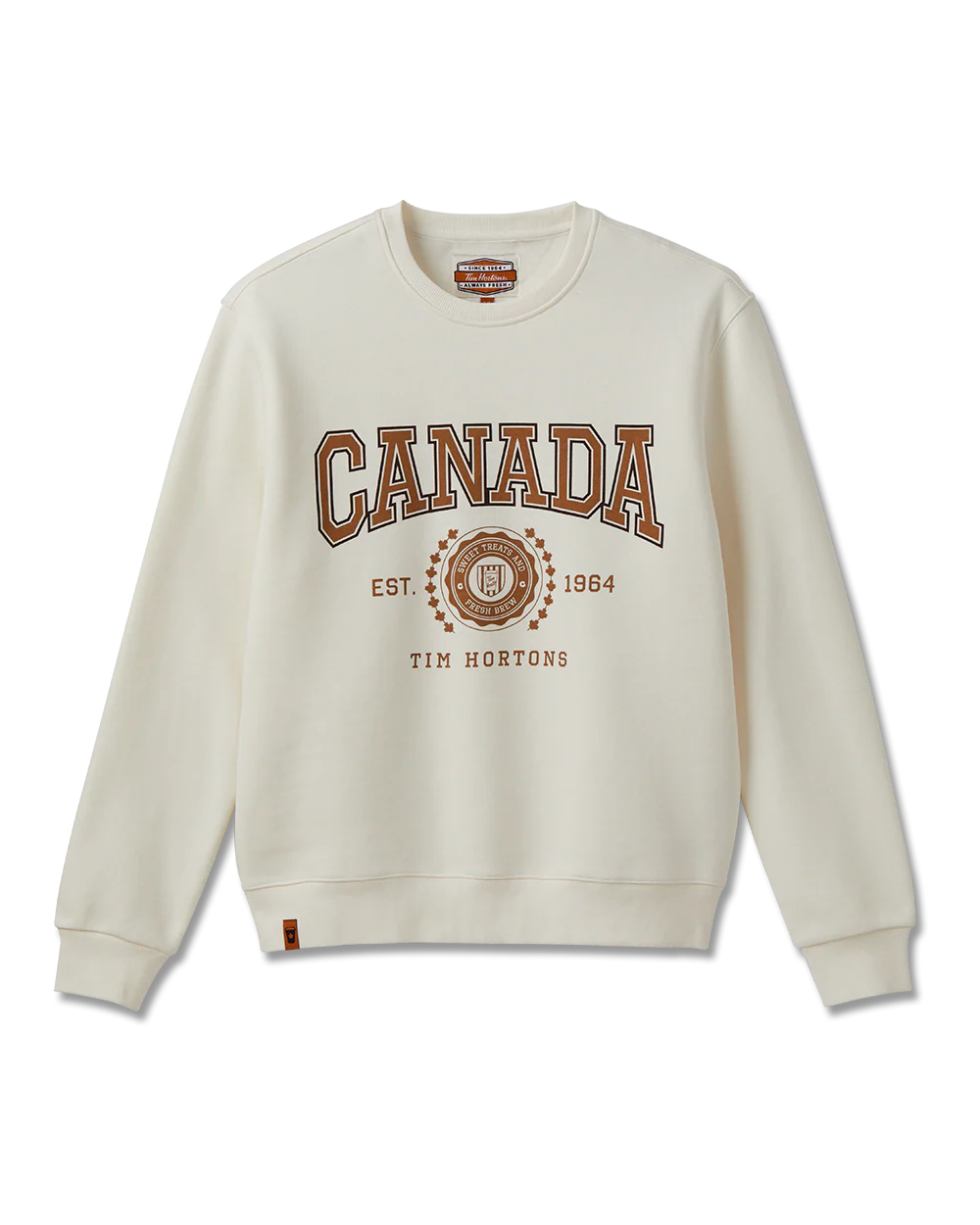 Tims Canada Unisex Crewneck - Cream - Image 4