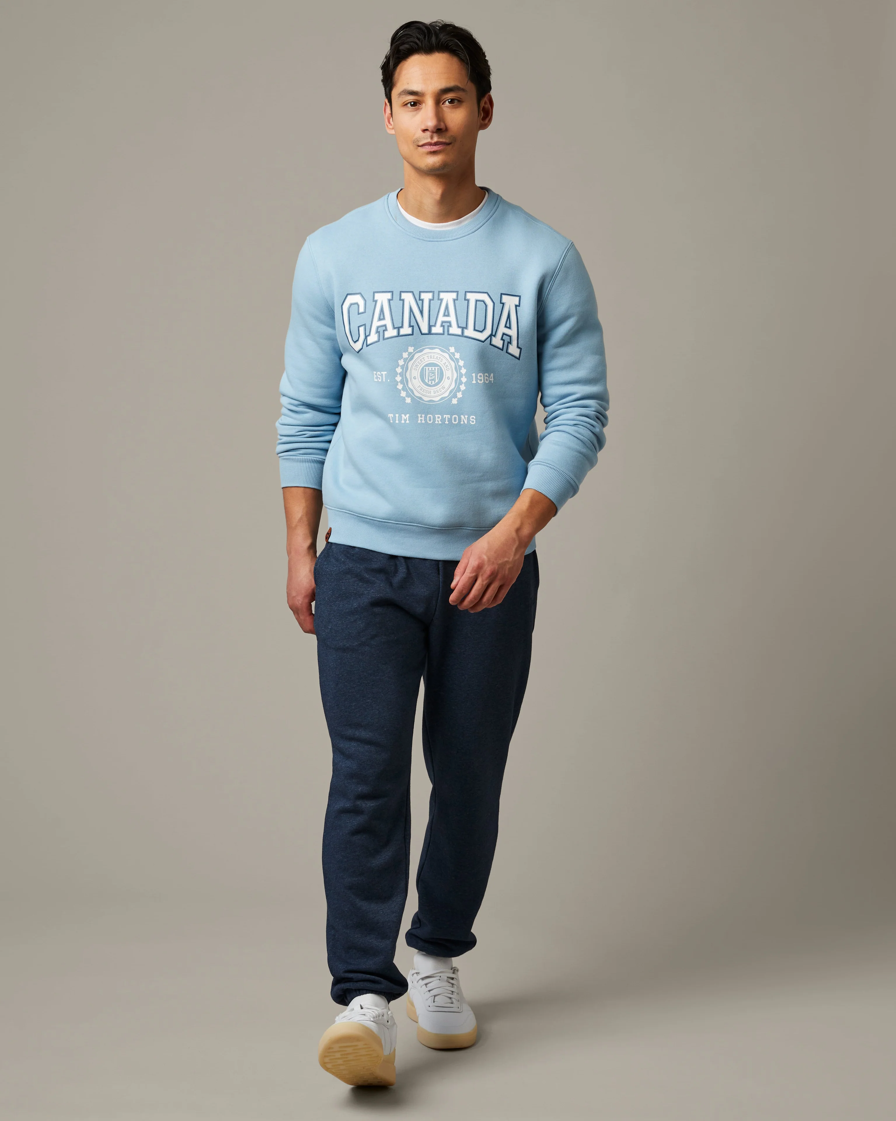Tims Canada Unisex Crewneck - Glacier Blue - Image 2