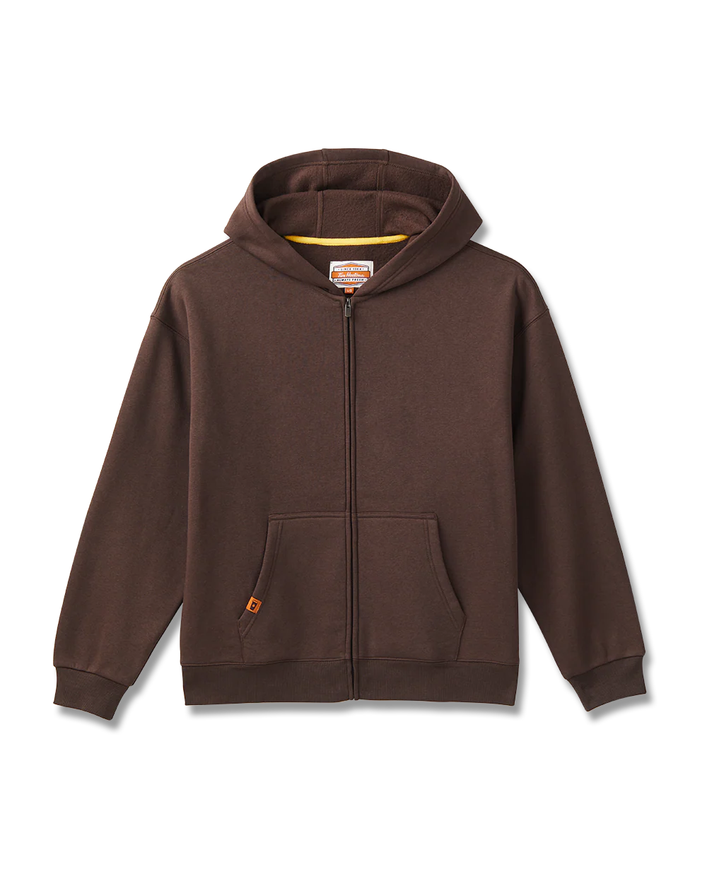 Tims Full Zip Unisex Hoodie - Espresso - Image 5