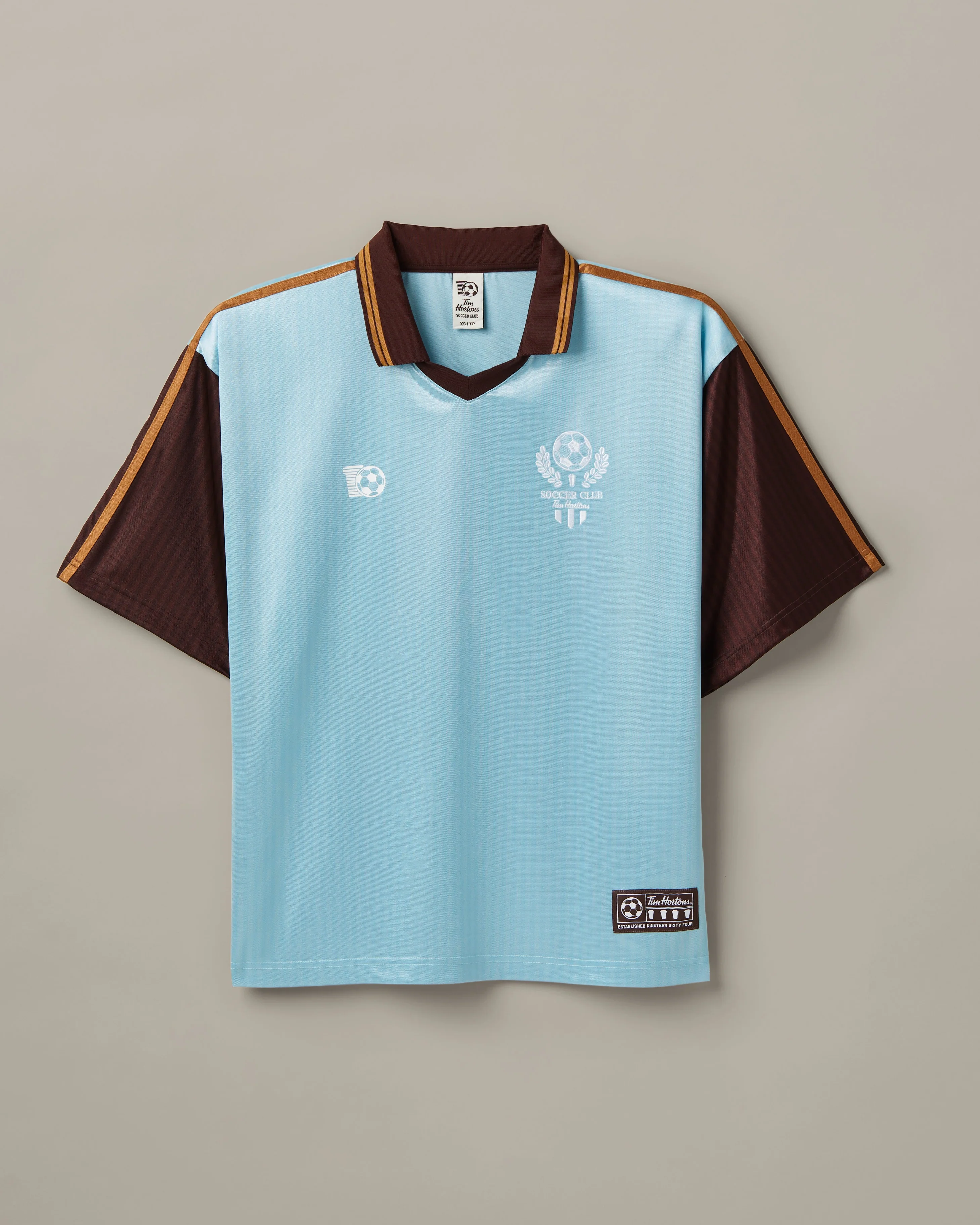 Unisex Soccer Jersey - Glacier Blue - Image 2